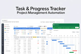 create complete project management tracker in excel