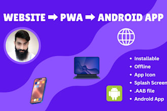 make installable pwa with offline and android twa app