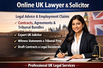 be your online UK lawyer legal advice, employment claims agreement