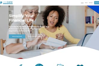 home care website, healthcare website senior care agency wordpress website