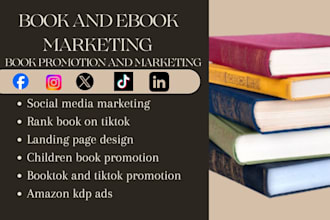 do viral tiktok booktok advertising bookstagram amazon kdp and ebook promotion