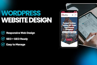 design or redesign a responsive wordpress website