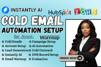setup cold email marketing instantly ai automationemail marketing