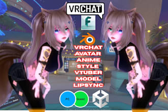 vrchat avatar streaming vrc avatar design furry nsfw model vtuber vr character