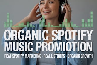 do organic spotify music promotion spotify marketing music marketing