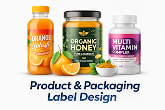do product label juice label food label supplement label packaging label design