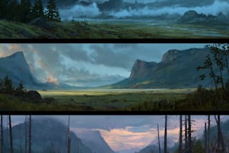 environment concept art landscape design
