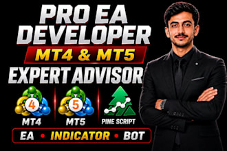 create mt4 mt5 eas indicator or expert advisor metatrader