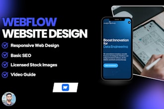 design or redesign a modern webflow website