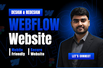 build modern webflow websites as a webflow developer and webflow expert