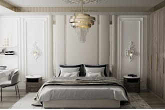 design 2d floor plan, 3d airbnb interior, decorator with furniture shopping list