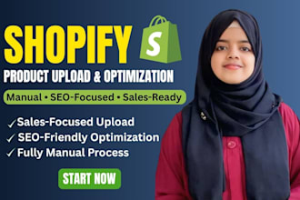 upload and optimize shopify product listings