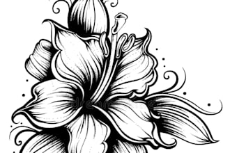create flash tattoo balinese style