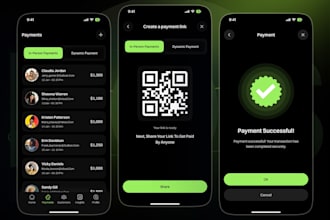 develop nfc app, qr code app, restaurant app, pos app, rental app, payment app