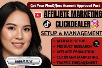 get your clickdealer shareasale and flexoffers affiliate accounts approved fast