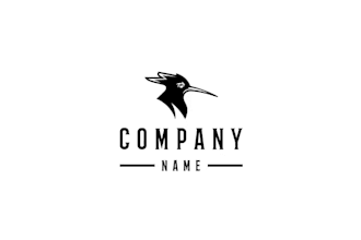 design simple line art logo professionally