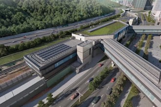 render 3d cgi metro station,railway station,transportation hub,terminal building