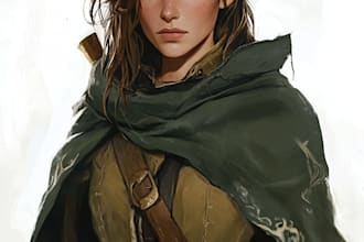 create a fantasy book cover illsutration and artworks