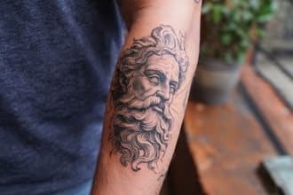 create an individual tattoo sketch for you