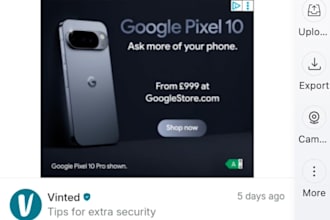 create you a new vinted account