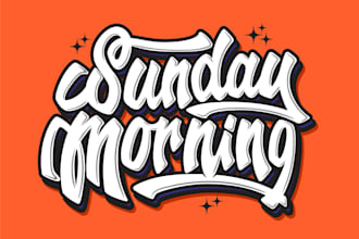 create unique lettering and typography design