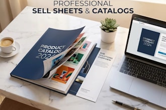 design digital product catalog, sell sheet  wholesale line sheet with price list