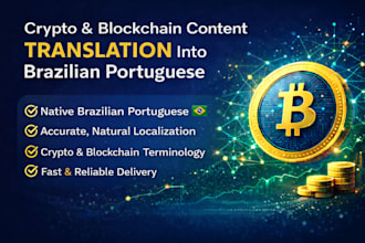 translate crypto and blockchain content into brazilian portuguese