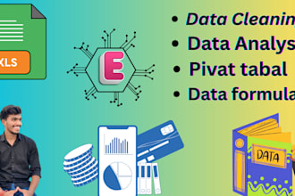 clean, format, merge ,split excel data