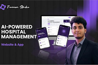 build a hospital or clinic management system with admin panel