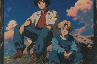 make you a cartoon anime cover art