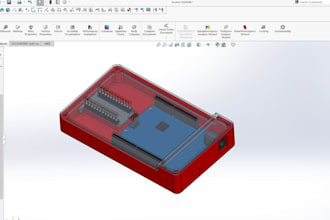 design a custom pcb enclosure using solidworks