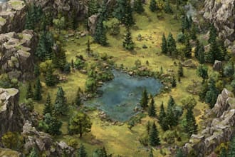 create high quality bespoke fantasy maps
