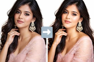 remove background and retouch photos