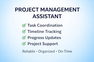manage your project, tasks, timeline and team as a project manager