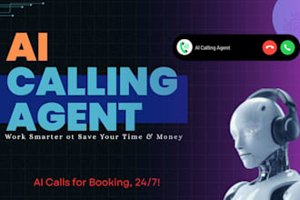 develop an ai calling agent for hotel booking and appointment setting