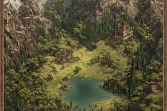 create fantasy game map, rpg, dnd