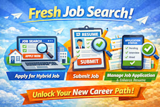 fresh job search apply for hybrid job manage job application with enhance resume