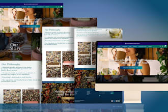 natural holistic website naturopathic website, spa, holistic wellness website