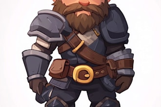 design simple 2d game characters