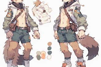 draw soft furry art