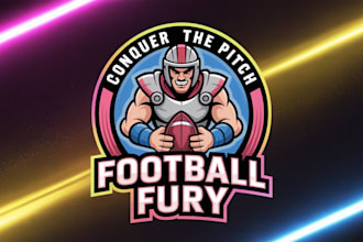 do high quality football warriors logo with free source file