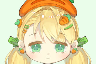 draw cute chibi pfp or chibi icon