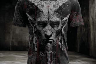 craft striking dark art and affliction style tshirt designs
