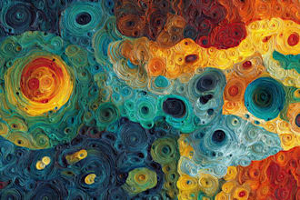 create unique digital abstract art