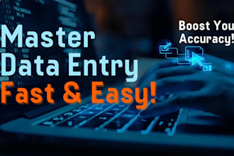 be your data entry expert and data problem solver