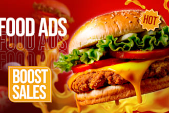 design eye catching food ads to boost your sales