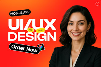 design mobile app ui, IOS app, android app ui design in figma