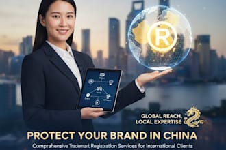 provide trade mark IP registration service for you in china