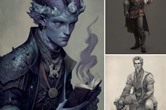 dnd character art and dnd character art