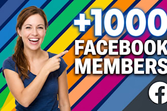 boost your 1000 facebook members fast